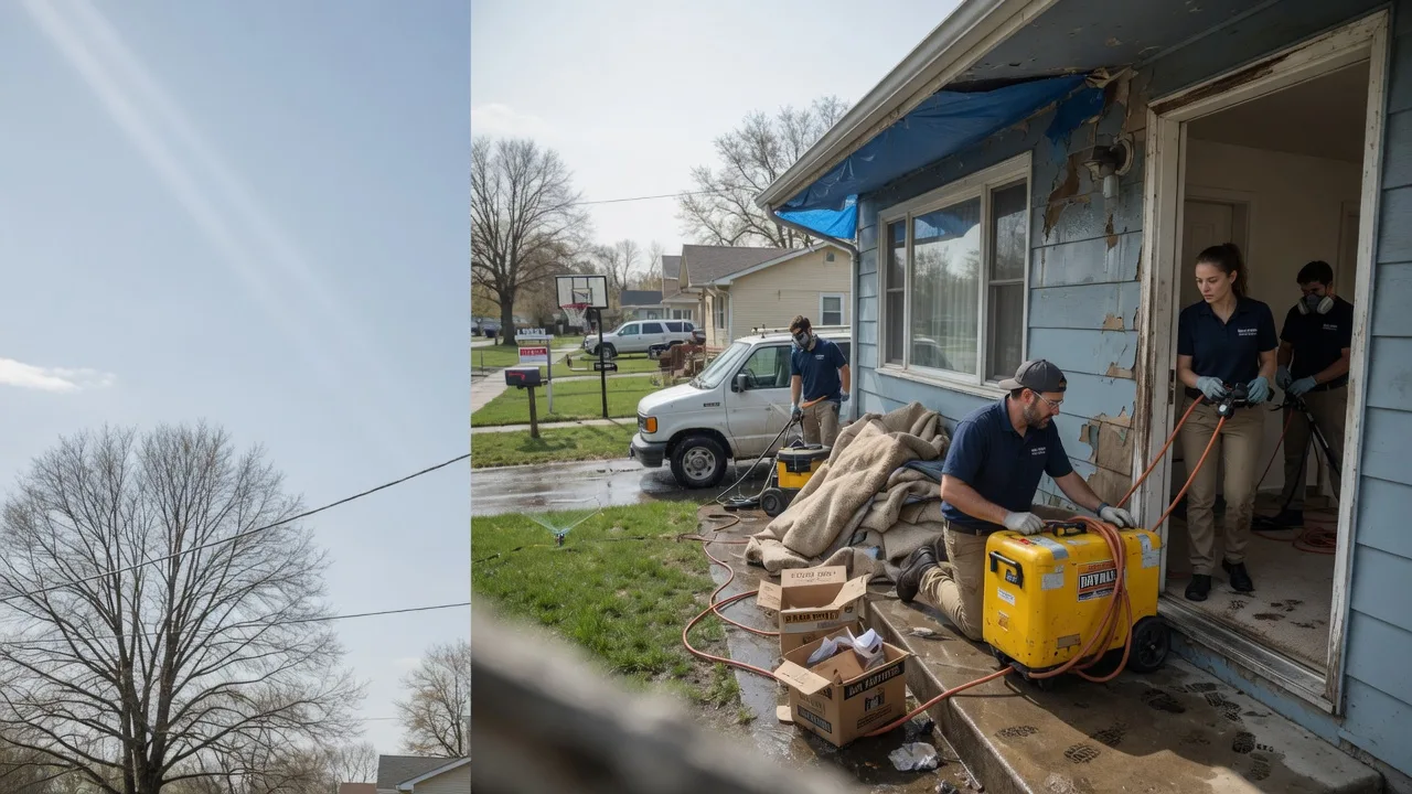 Basement Flood Cleanup in Unionville Center, OH near me